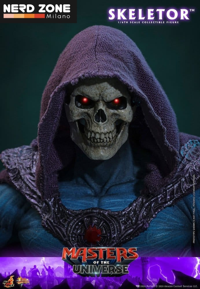 PRE ORDINE - HOT TOYS Masters of the Universe Movie Masterpiece Action Figure 1/6 Skeletor 31 cm