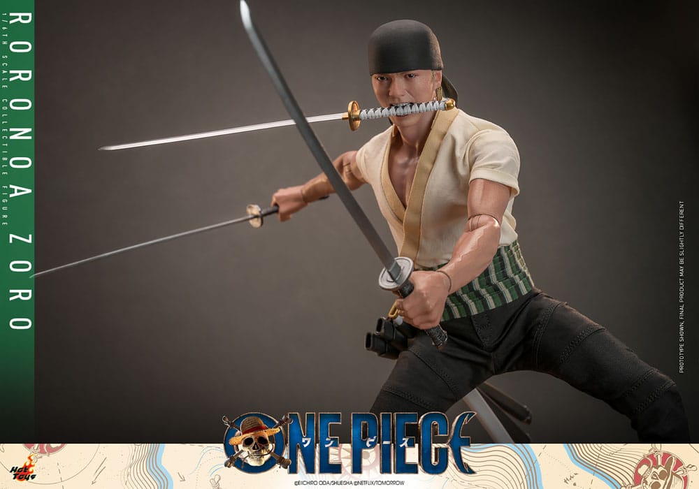 HOT TOYS One Piece (Netflix) Action Figure 1/6 Roronoa Zoro 31 cm