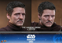 PRE ORDINE - HOT TOYS Star Wars: The Mandalorian & Grogu Movie Masterpiece Action Figure 1/6 The Mandalorian and Grogu 31 cm