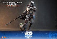 PRE ORDINE - Star Wars: The Mandalorian & Grogu Movie Masterpiece Action Figure 1/6 The Mandalorian and Grogu (Deluxe Version) 31 cm
