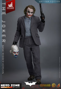 PRE ORDINE HOT TOYS The Dark Knight DX Action Figure 1/6 The Joker (Bank Robber Version) (Artisan Edition) 30 cm