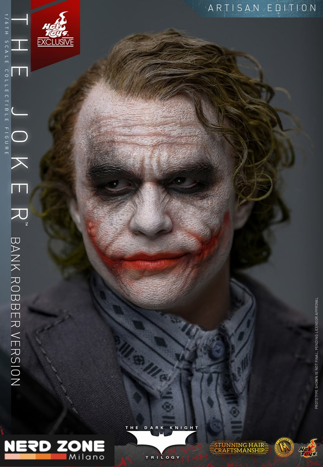 PRE ORDINE HOT TOYS The Dark Knight DX Action Figure 1/6 The Joker (Bank Robber Version) (Artisan Edition) 30 cm