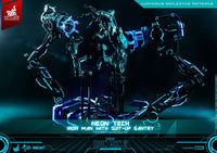 HOT TOYS – Iron Man 2 Action Figure 1/6 Neon Tech Iron Man with Suit-Up Gantry