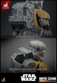 HOT TOYS  Exclusive Star Wars: The Clone Wars Action Figure 1/6 Clone Commando Gregor  Exclusive 30 cm