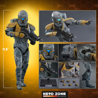 HOT TOYS  Exclusive Star Wars: The Clone Wars Action Figure 1/6 Clone Commando Gregor  Exclusive 30 cm