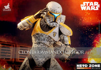 HOT TOYS  Exclusive Star Wars: The Clone Wars Action Figure 1/6 Clone Commando Gregor  Exclusive 30 cm