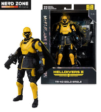 PRE ORDINE - McFARLANE TOYS 2025 Helldivers II McFarlane Gaming Edition Action Figure T4-40 Gold Eagle 18 cm