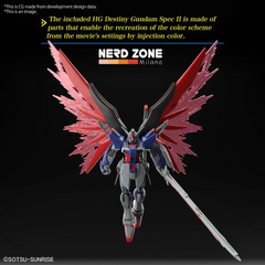 BANDAI GUNPLA - Hg Gundam Destiny Gundam Spec Ii Zeus Silhouette 1/144