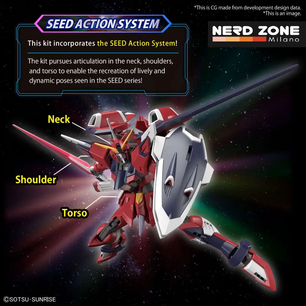 BANDAI GUNPLA - Hg Gundam Immortal Justice 1/144