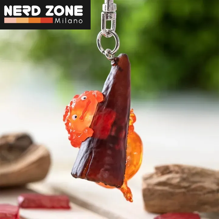 STUDIO GHIBLI - Howl's Moving Castle Calcifer 3d Keychain
