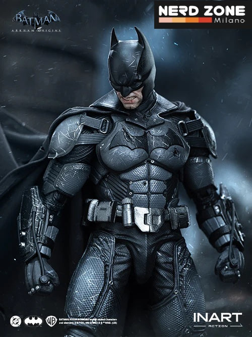 PRE ORDER - INART Batman Arkham Origins Batman Battle Damaged Ver 1/12 Action Figure