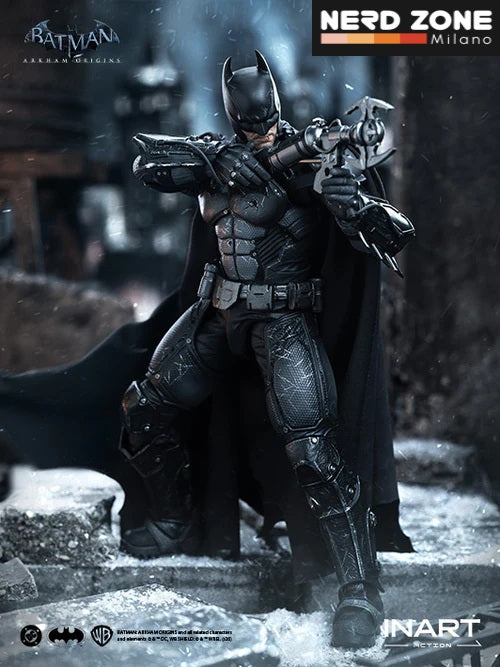 PRE ORDER - INART Batman Arkham Origins Batman Battle Damaged Ver 1/12 Action Figure