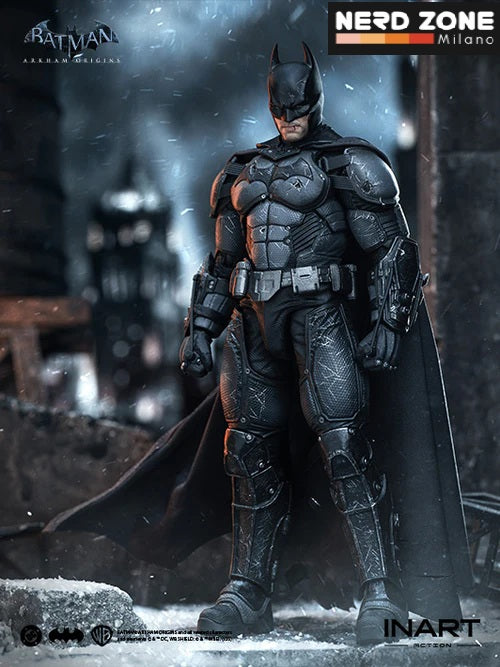 PRE ORDER - INART Batman Arkham Origins Batman Battle Damaged Ver 1/12 Action Figure