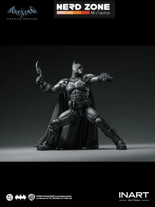 PRE ORDER - INART Batman Arkham Origins Batman Battle Damaged Ver 1/12 Action Figure