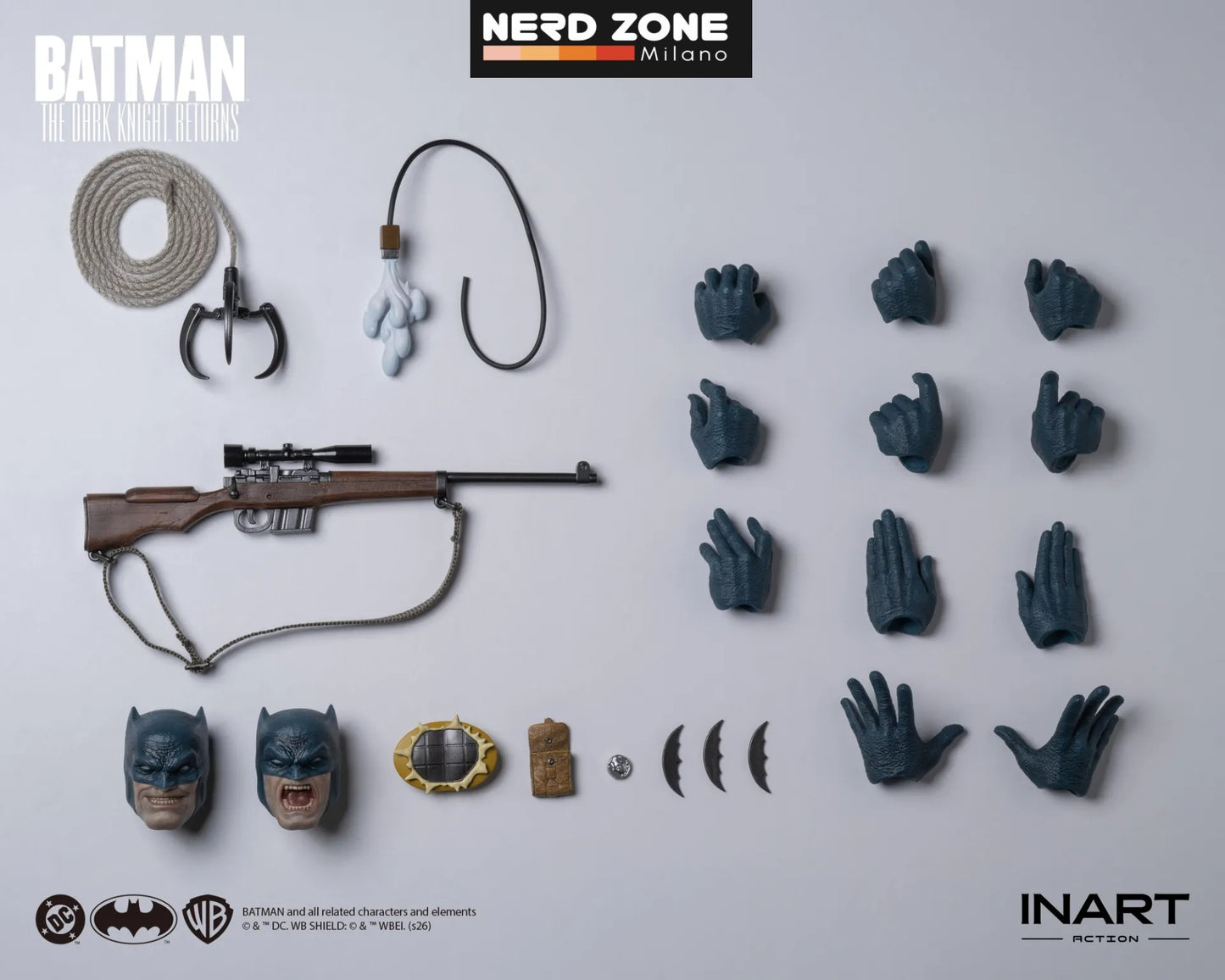 PRE ORDINE - INART Batman The Dark Knight Returns Blue Suit 1/12 Action Figure