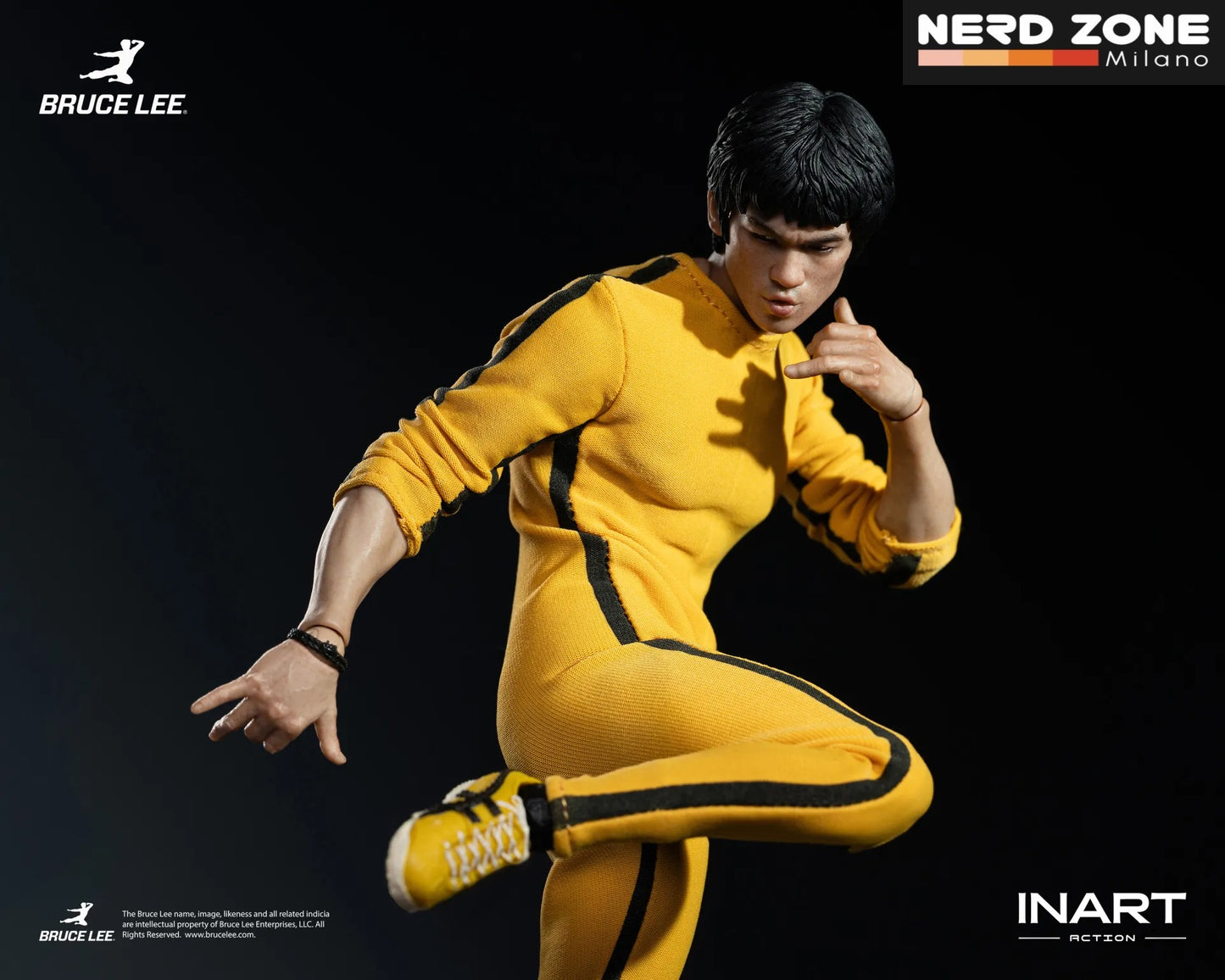 PRE ORDINE - INART Bruce Lee (yellow Jumpsuit) 1/12 Collectible Figure