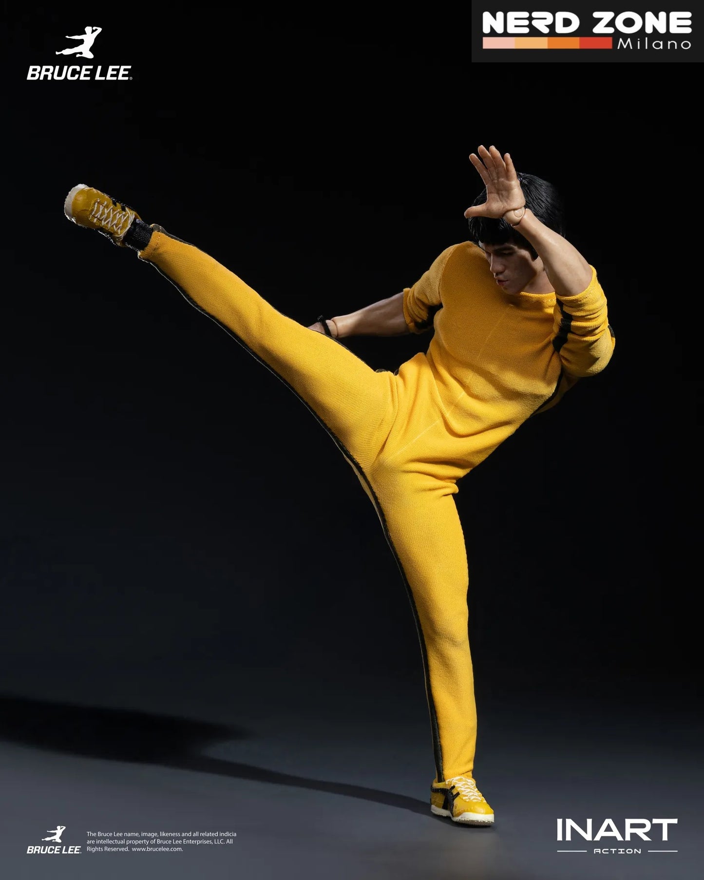 PRE ORDINE - INART Bruce Lee (yellow Jumpsuit) 1/12 Collectible Figure