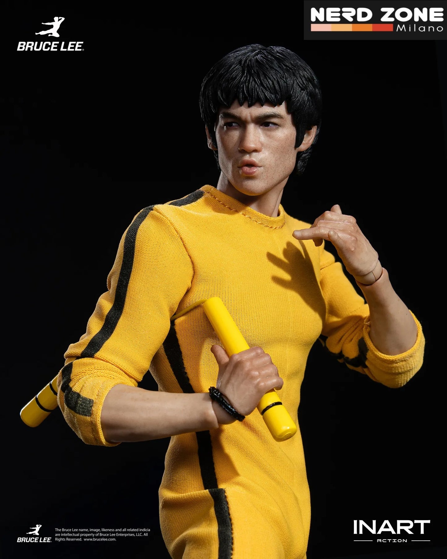 PRE ORDINE - INART Bruce Lee (yellow Jumpsuit) 1/12 Collectible Figure