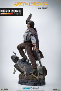 INFINITE STATUE - Army Of Darkness Ash 1/4 Plus Format Statue