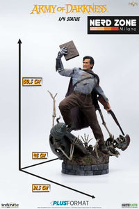 INFINITE STATUE - Army Of Darkness Ash 1/4 Plus Format Statue