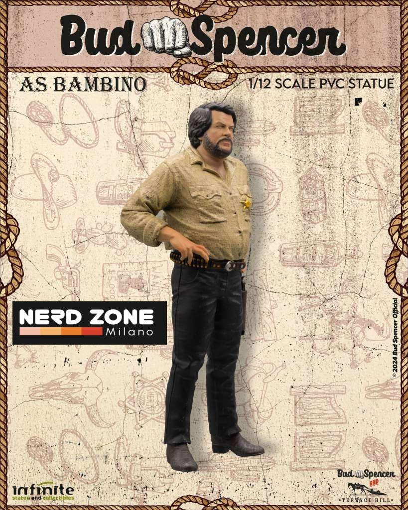 INFINITE STATUE - Bud Spencer As Joe 1/12 pvc Statue INFINITE STATUE - Bud Spencer As Joe 1/12 pvc Statue