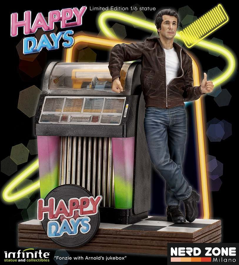 INFINITE STATUE - HAPPY DAYS - Fonzie Happy Days O&R 1/6 Resin Statue