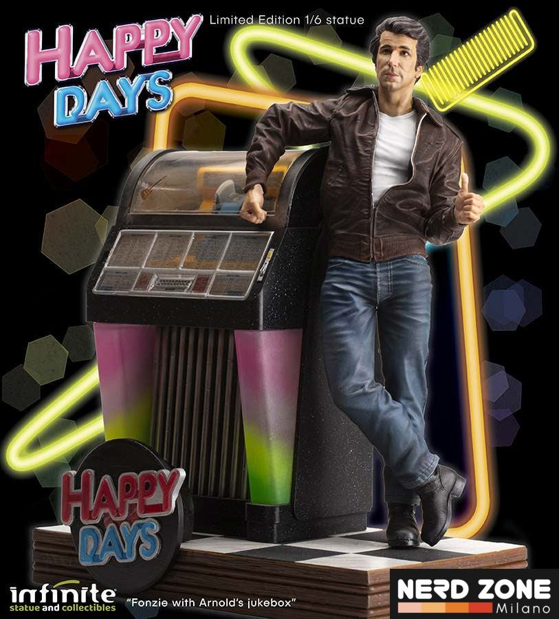 INFINITE STATUE - HAPPY DAYS - Fonzie Happy Days O&R 1/6 Resin Statue