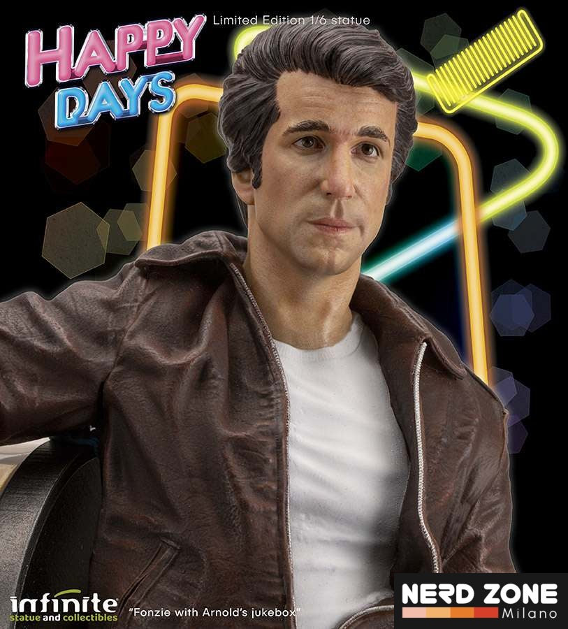 INFINITE STATUE - HAPPY DAYS - Fonzie Happy Days O&R 1/6 Resin Statue