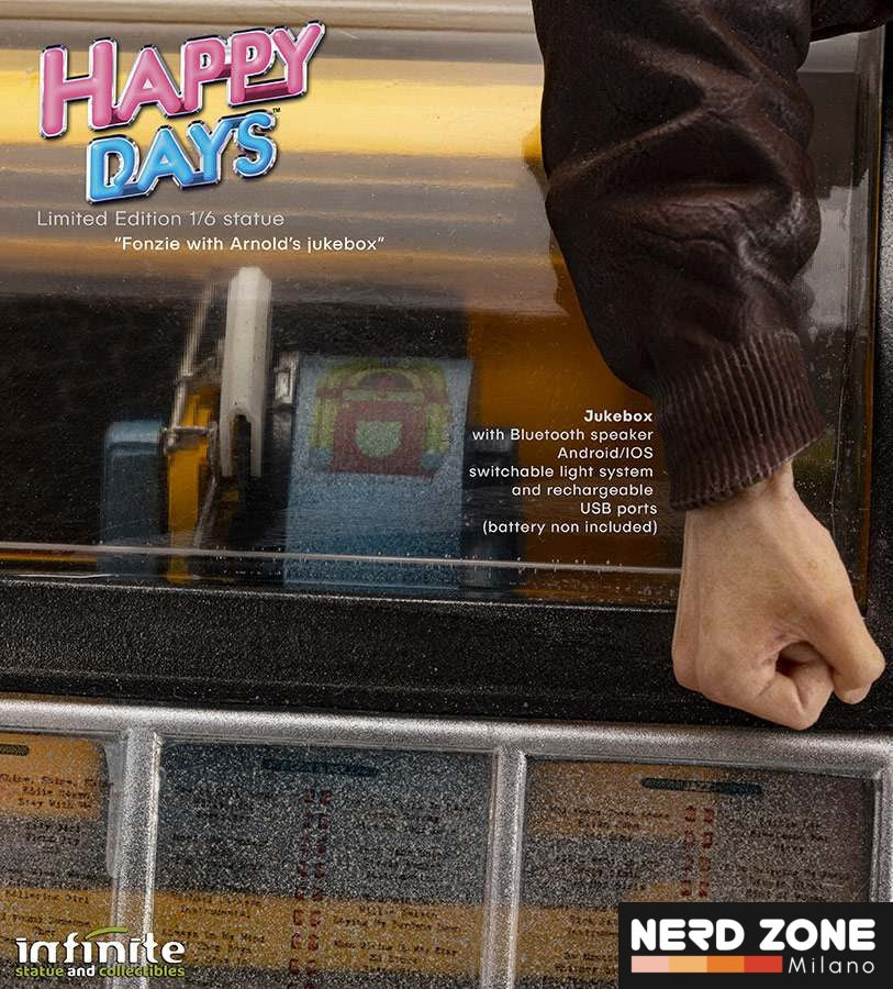 INFINITE STATUE - HAPPY DAYS - Fonzie Happy Days O&R 1/6 Resin Statue