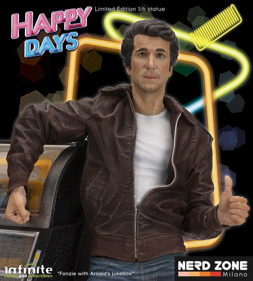 INFINITE STATUE - HAPPY DAYS - Fonzie Happy Days O&R 1/6 Resin Statue