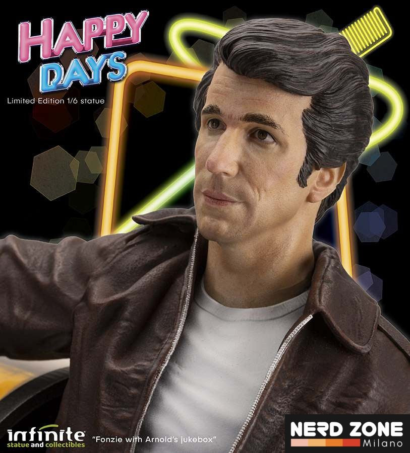 INFINITE STATUE - HAPPY DAYS - Fonzie Happy Days O&R 1/6 Resin Statue