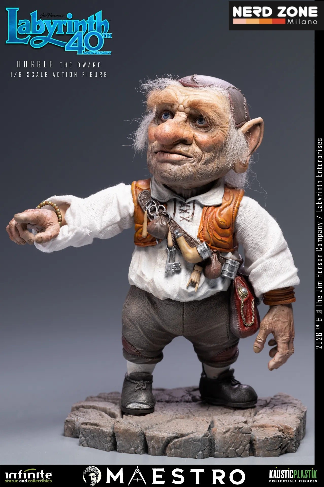 PRE ORDINE INFINITE STATUE - Labyrinth Hoggle The Dwarf 1/6 Action Figure