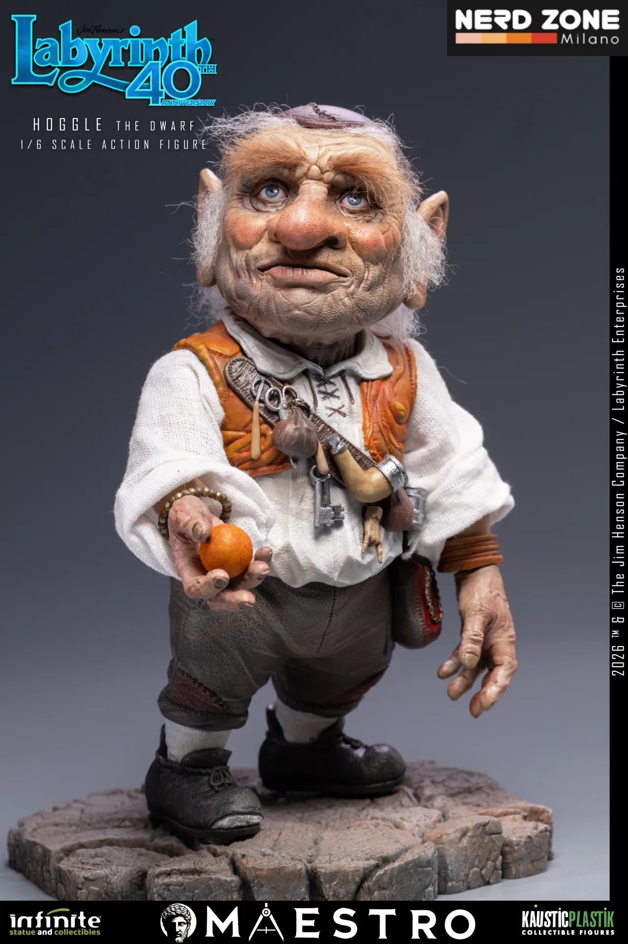 PRE ORDINE INFINITE STATUE - Labyrinth Hoggle The Dwarf 1/6 Action Figure