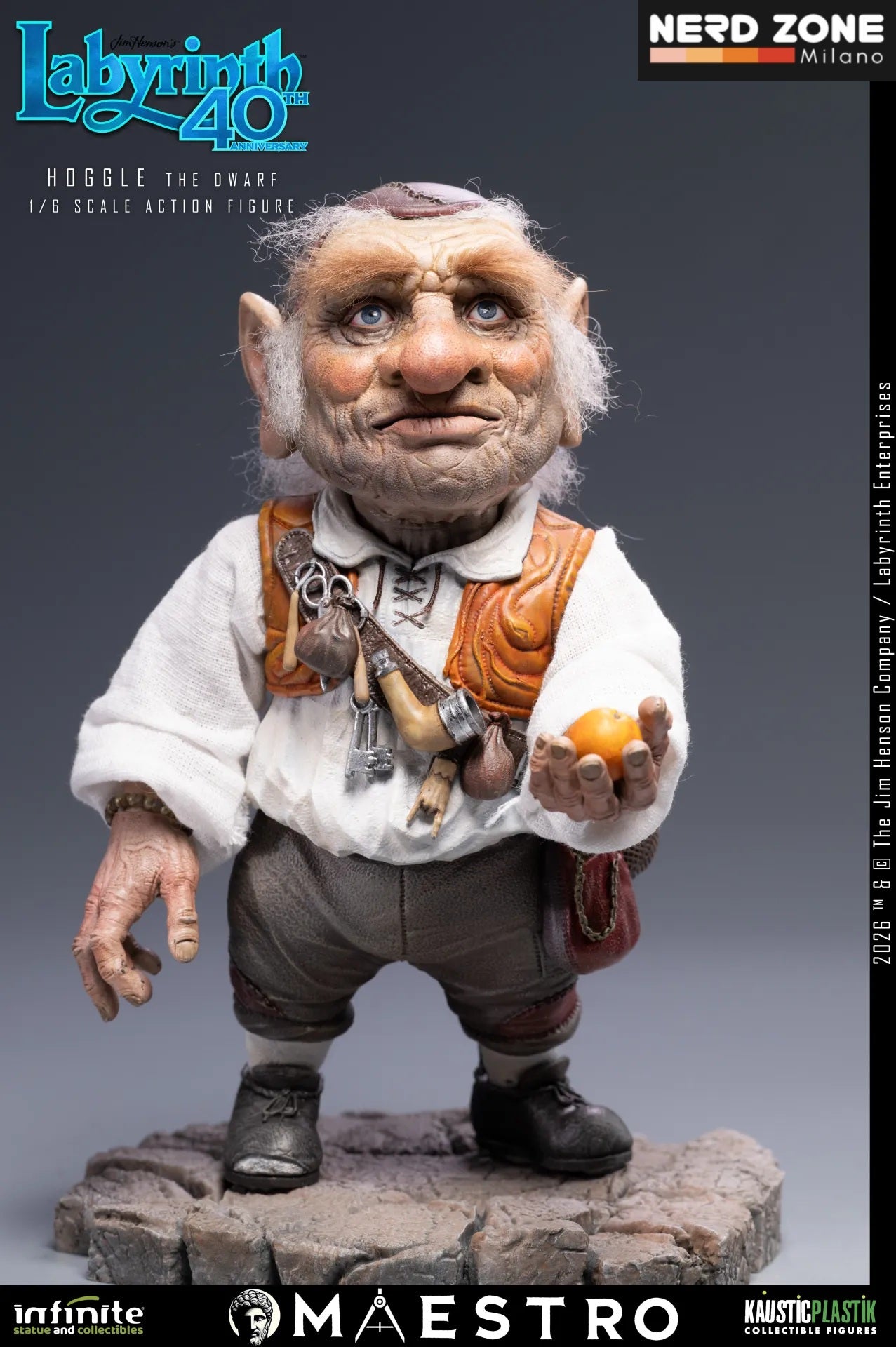 PRE ORDINE INFINITE STATUE - Labyrinth Hoggle The Dwarf 1/6 Action Figure