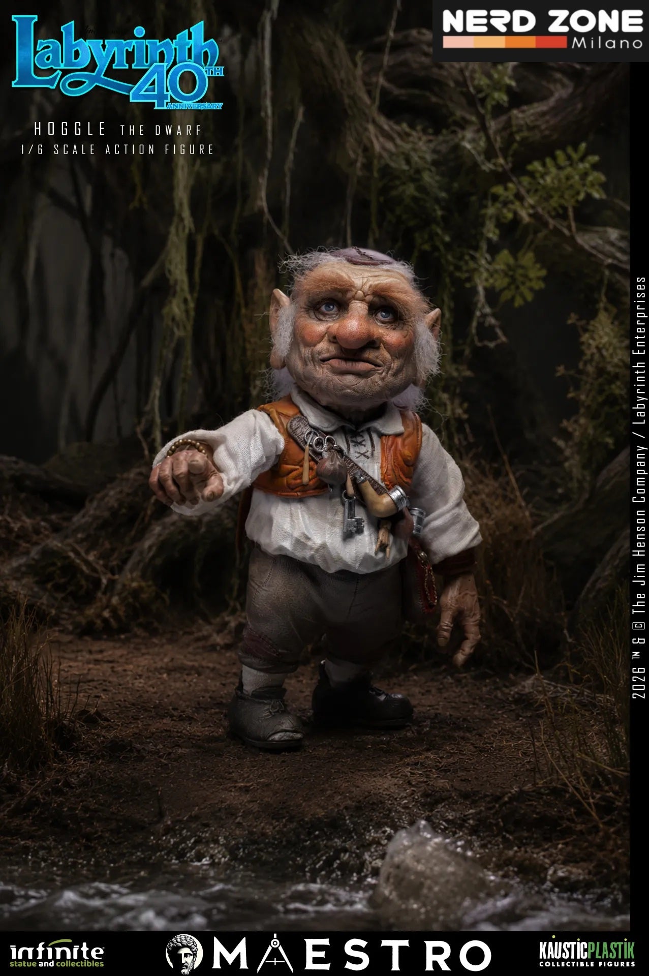 PRE ORDINE INFINITE STATUE - Labyrinth Hoggle The Dwarf 1/6 Action Figure