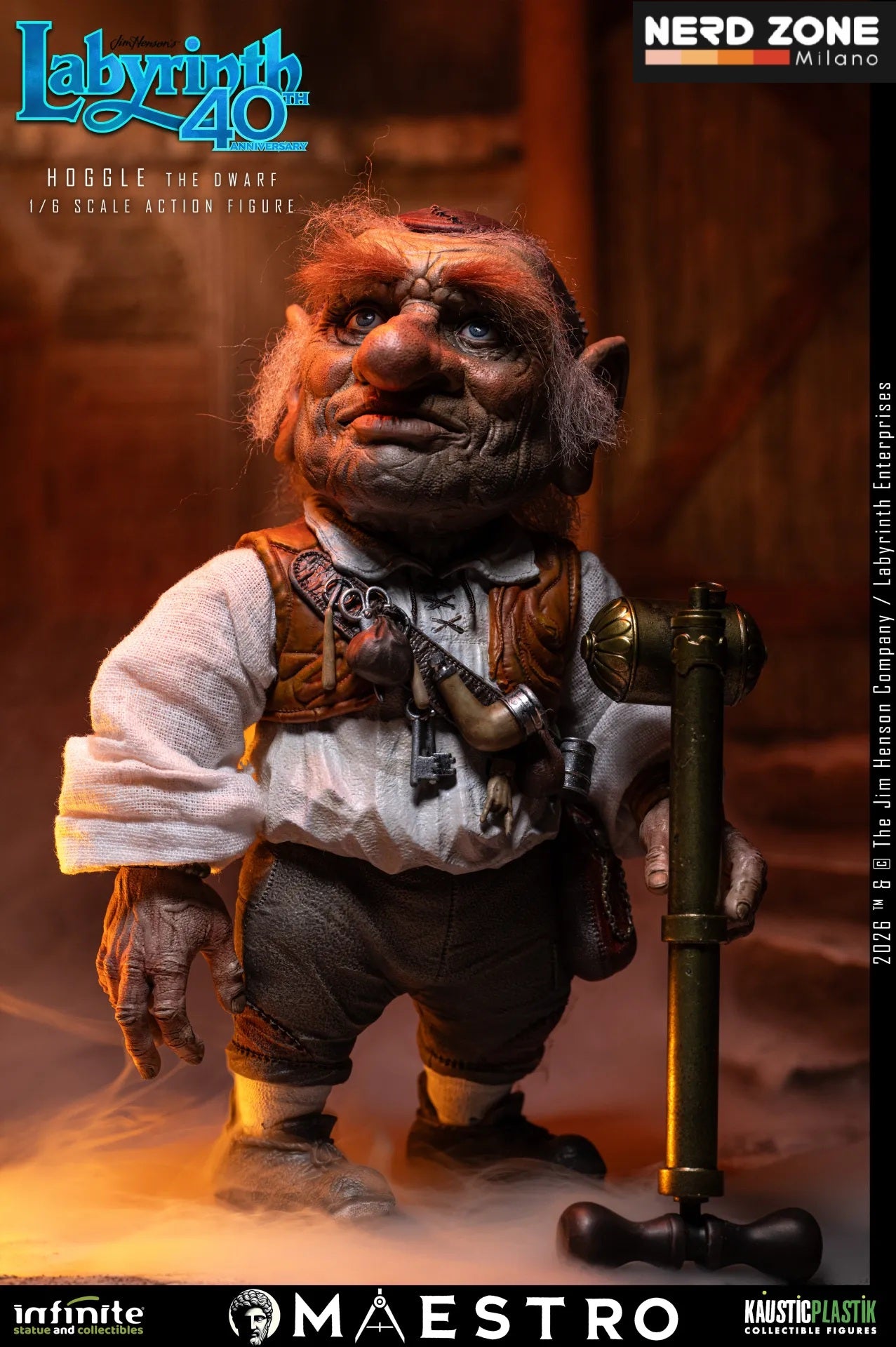 PRE ORDINE INFINITE STATUE - Labyrinth Hoggle The Dwarf 1/6 Action Figure