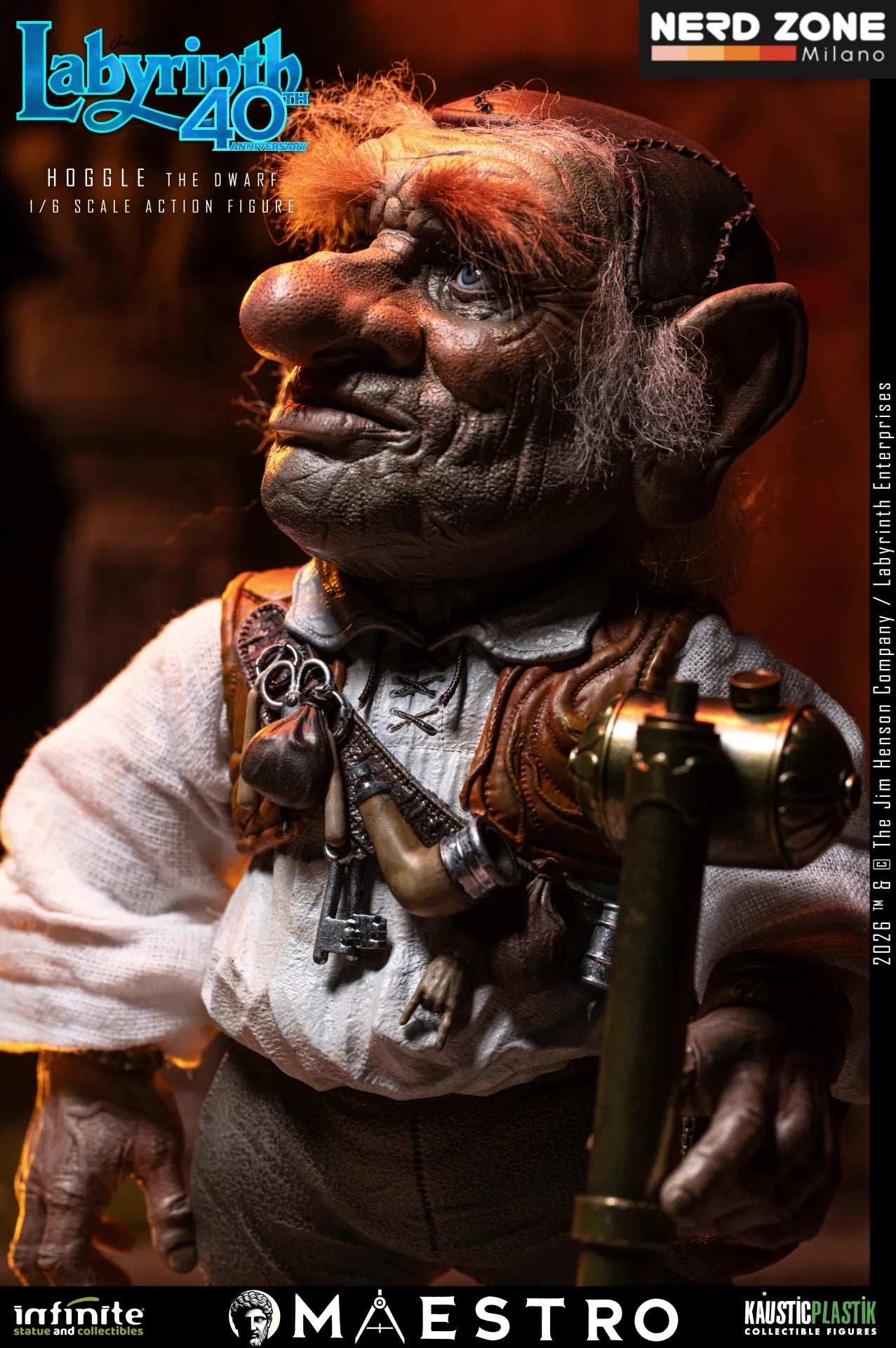 PRE ORDINE INFINITE STATUE - Labyrinth Hoggle The Dwarf 1/6 Action Figure