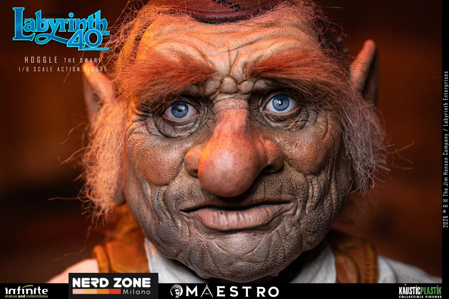 PRE ORDINE INFINITE STATUE - Labyrinth Hoggle The Dwarf 1/6 Action Figure