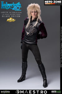 PRE ORDINE INFINITE STATUE - Labyrinth Jareth The Goblin King 1/6 Action Figure Deluxe Edition Gold