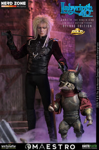 PRE ORDINE INFINITE STATUE - Labyrinth Jareth The Goblin King 1/6 Action Figure Deluxe Edition Gold