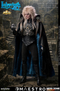 PRE ORDINE INFINITE STATUE - Labyrinth Jareth The Goblin King 1/6 Action Figure The 13th Hour Edition Gold