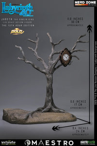 PRE ORDINE INFINITE STATUE - Labyrinth Jareth The Goblin King 1/6 Action Figure The 13th Hour Edition Gold