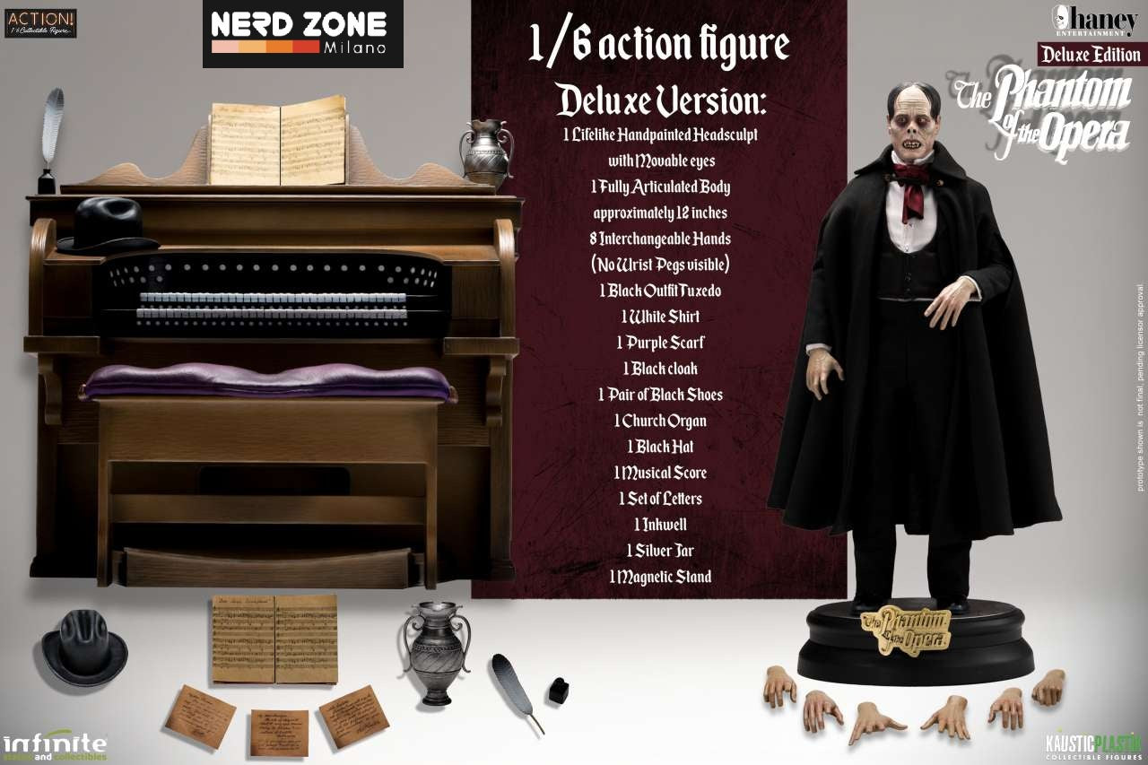 INFINITE STATUE - Lon Chaney As The Phantom Of The Opera 1/6 Action Figure Deluxe Version