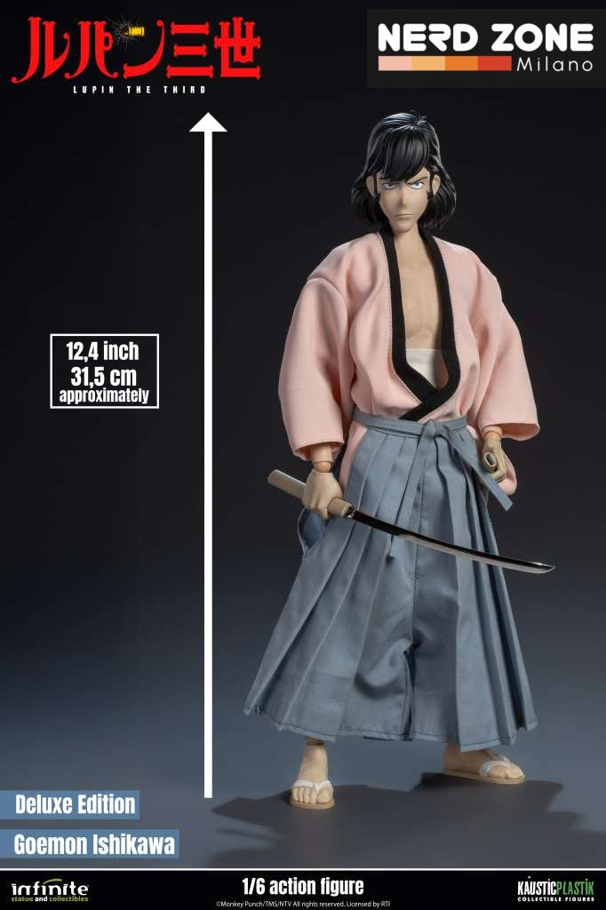 PRE ORDER - INFINITE STATUE - Lupin The 3rd The Italian Adventure Goemon Ishikawa XIII Regular & Deluxe Edition