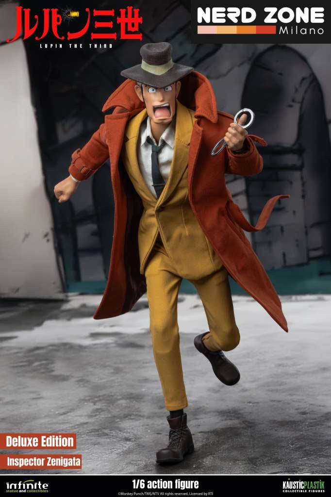 PRE ORDER - INFINITE STATUE - Lupin The 3rd The Italian Adventure Inspector Zenigata Koichi 1/6 Action Figure Regular & Deluxe Edition