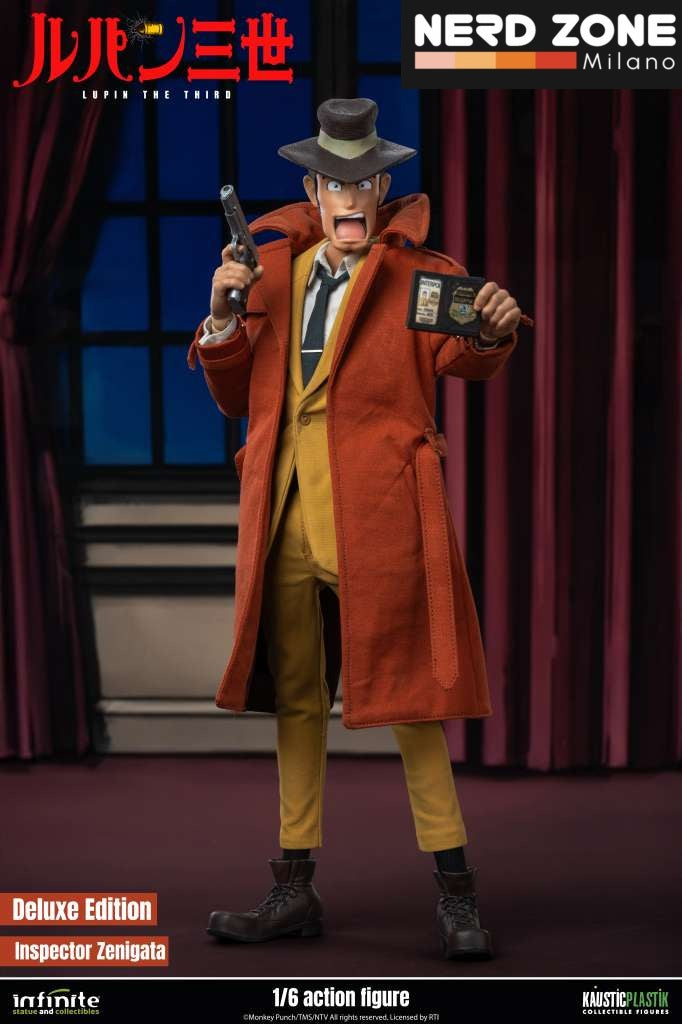 PRE ORDER - INFINITE STATUE - Lupin The 3rd The Italian Adventure Inspector Zenigata Koichi 1/6 Action Figure Regular & Deluxe Edition