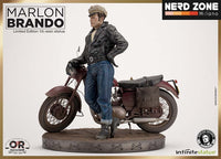 INFINITE STATUE - Marlon Brando W/Bike Old&Rare 1:6 Resin Statue