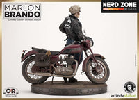 INFINITE STATUE - Marlon Brando W/Bike Old&Rare 1:6 Resin Statue
