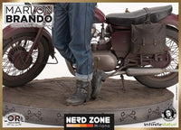 INFINITE STATUE - Marlon Brando W/Bike Old&Rare 1:6 Resin Statue