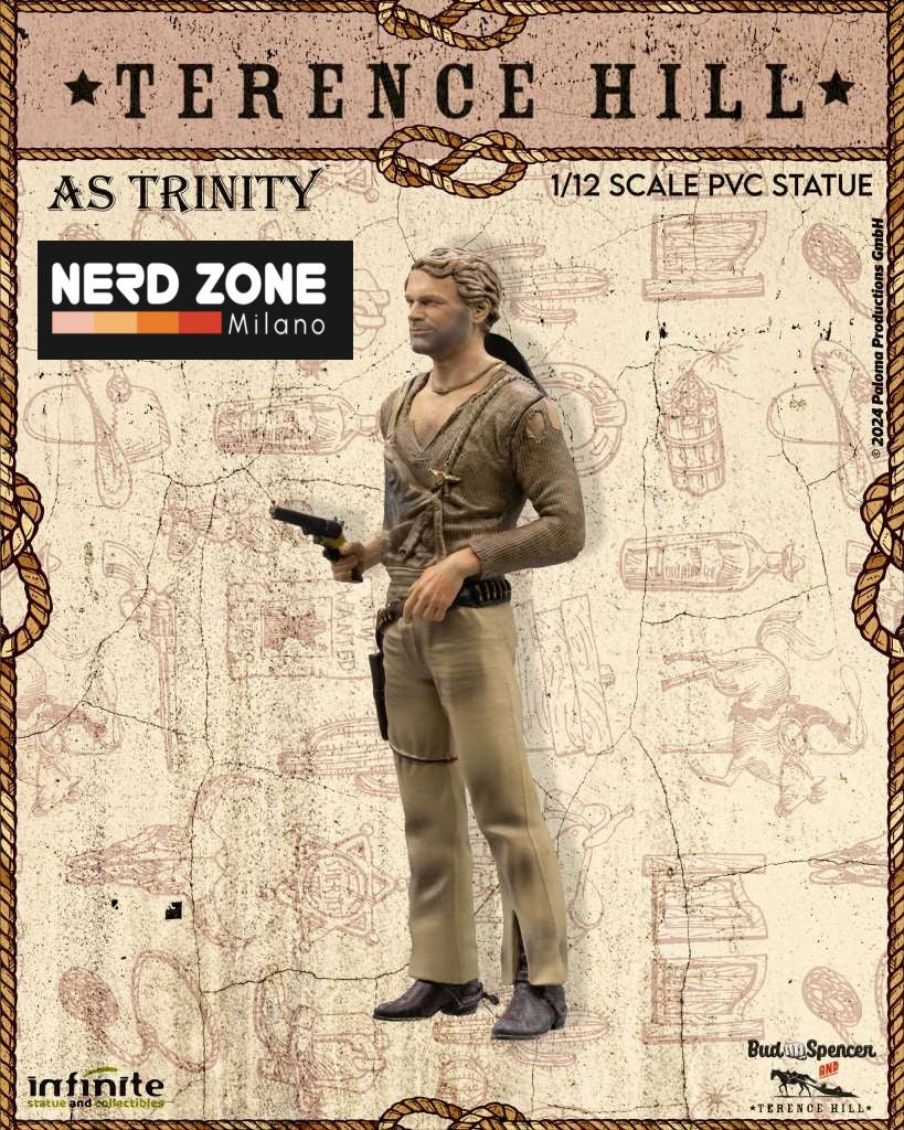 OLD & RARE - Terence Hill 1/6 Polystone Statue Infinite Statue OLD & RARE - Terence Hill 1/6 Polystone Statue Infinite Statue